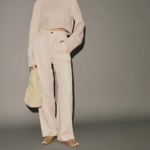 Reformation Mason Pant - Osyter, Size 4